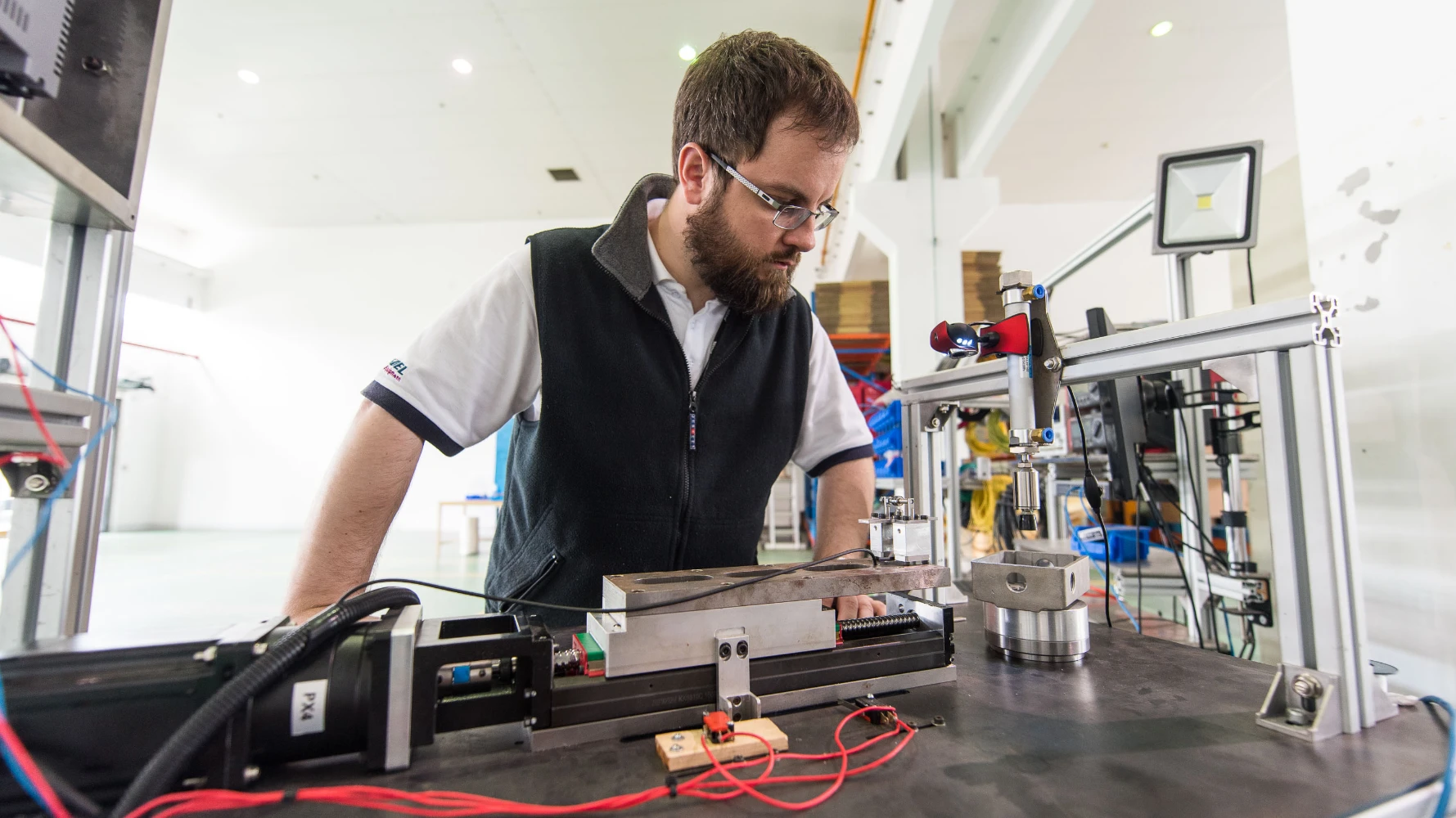 seidel industrial equipment production and testing workshop