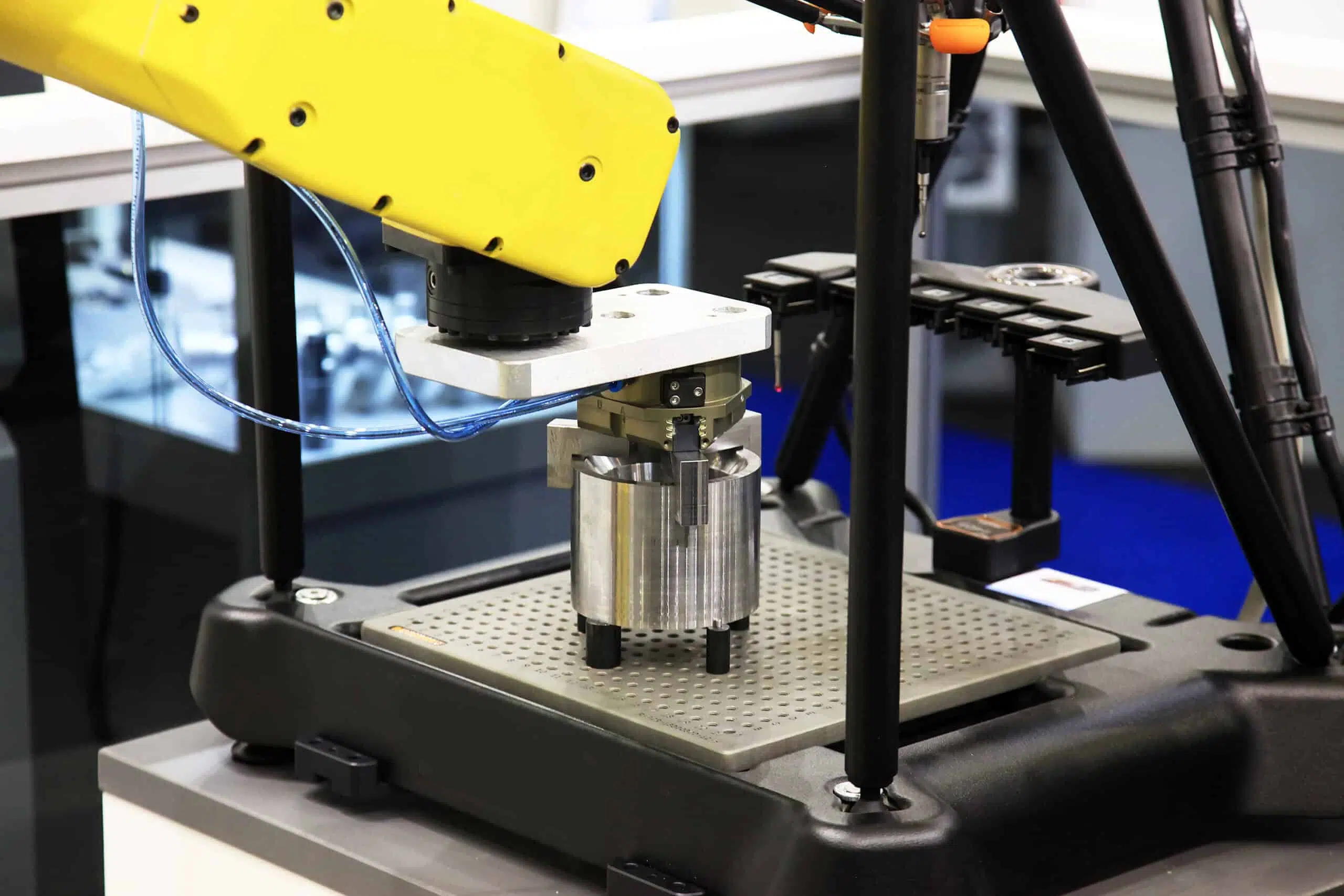 automated robotic handling and measurement system for contract manufacturin